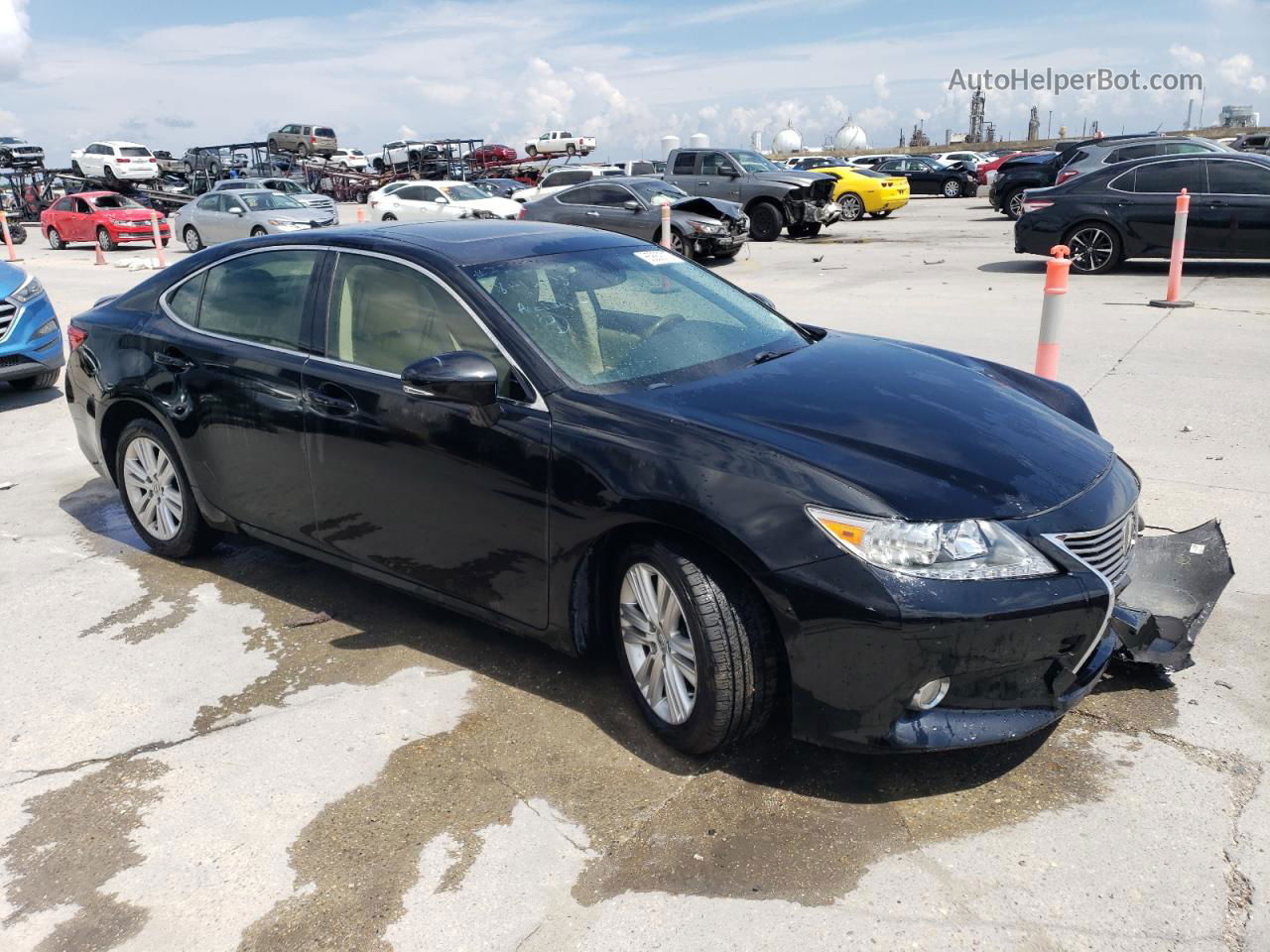 2013 Lexus Es 350 Черный vin: JTHBK1GG3D2020148