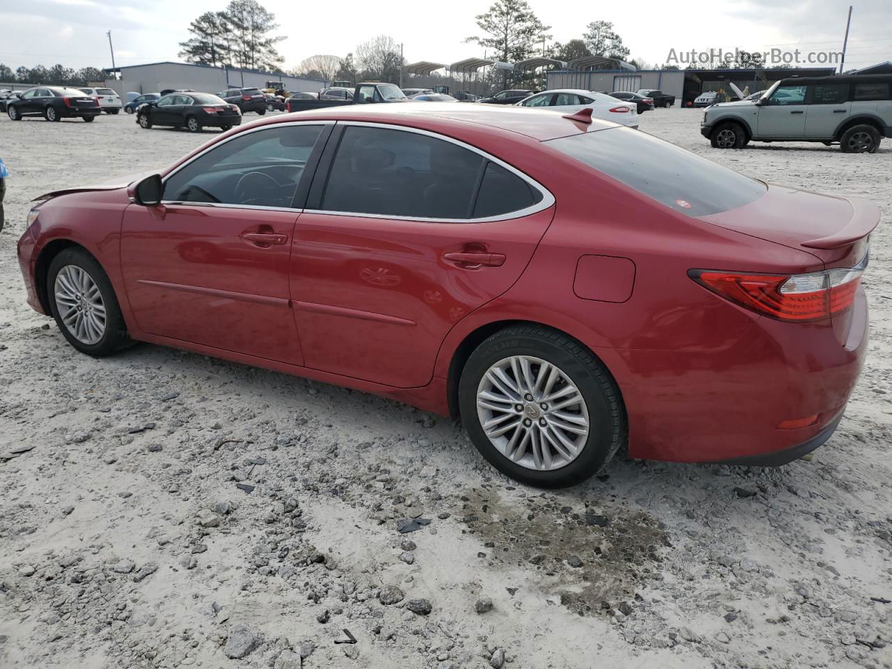 2013 Lexus Es 350 Red vin: JTHBK1GG3D2039315