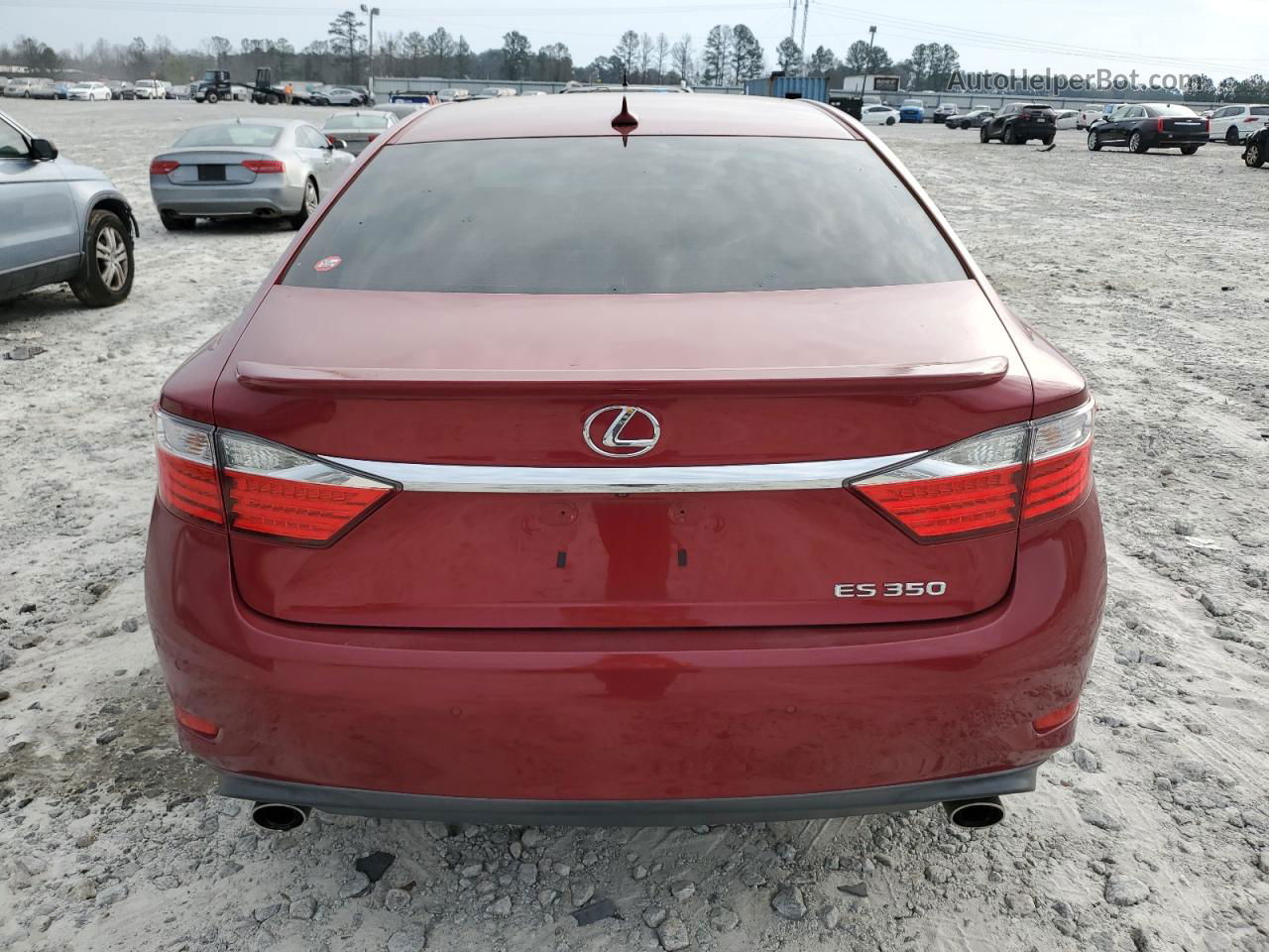 2013 Lexus Es 350 Red vin: JTHBK1GG3D2039315