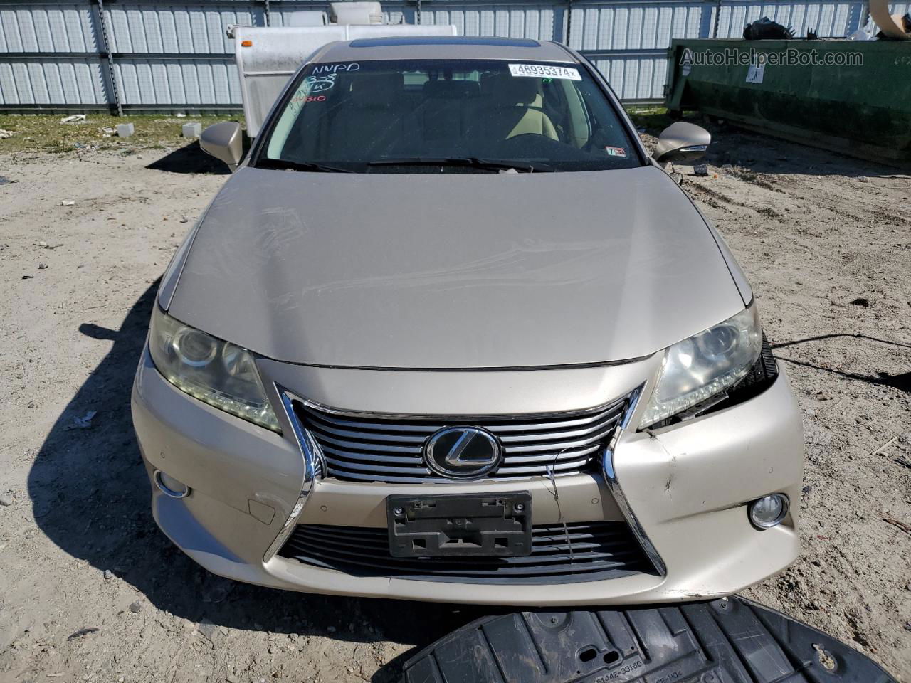 2013 Lexus Es 350 Gold vin: JTHBK1GG3D2063310