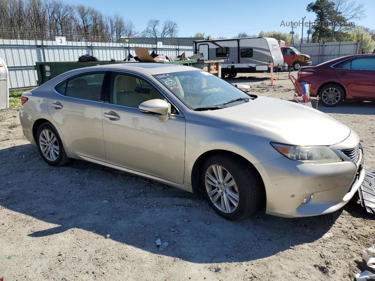 2013 Lexus Es 350 Золотой vin: JTHBK1GG3D2063310