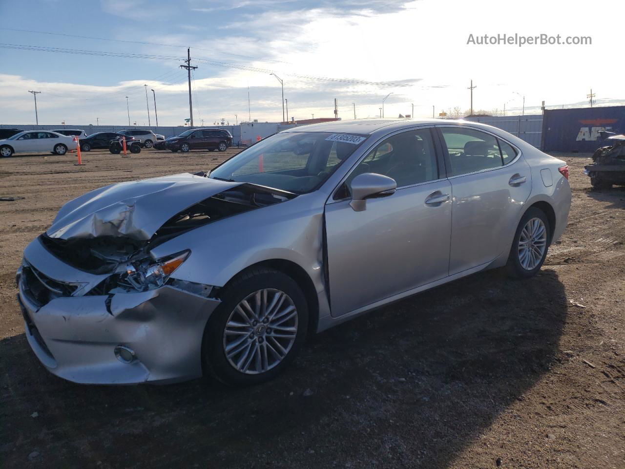 2013 Lexus Es 350 Silver vin: JTHBK1GG3D2080205