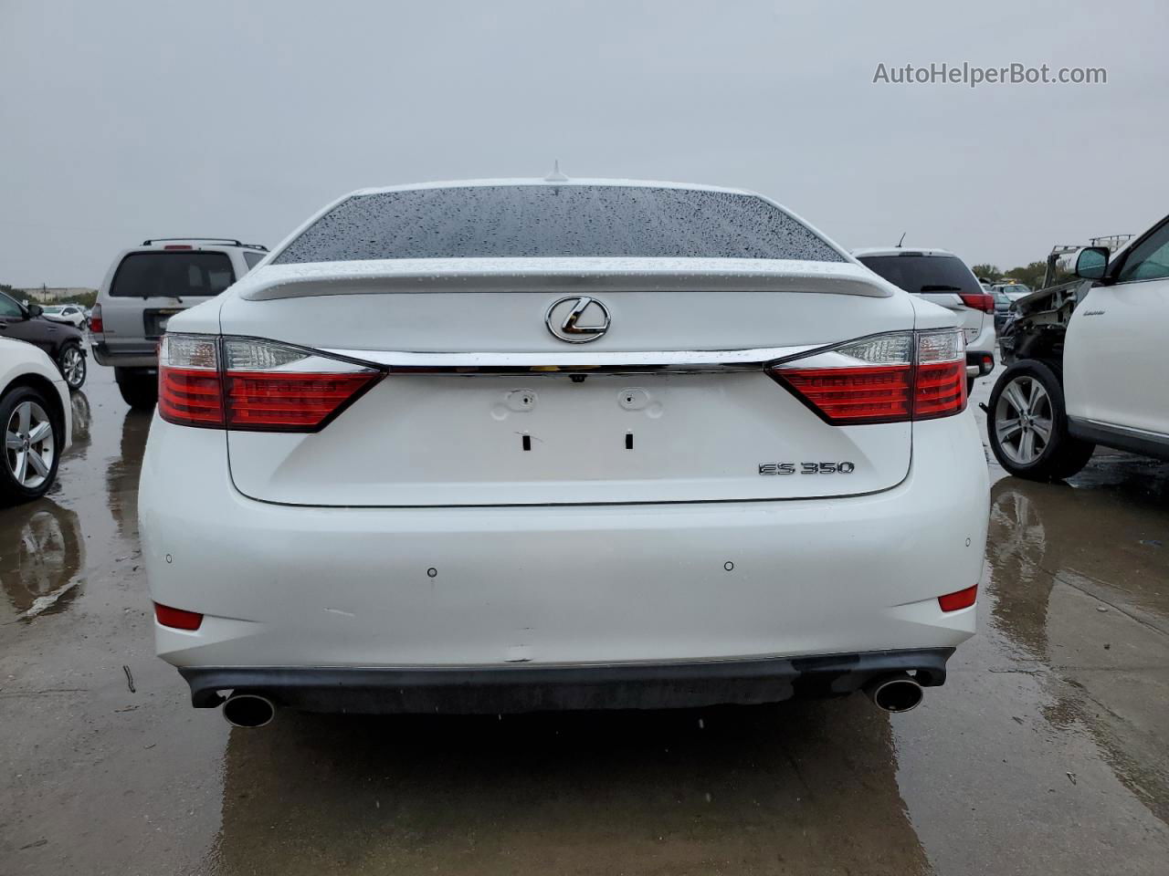 2014 Lexus Es 350 White vin: JTHBK1GG3E2085910