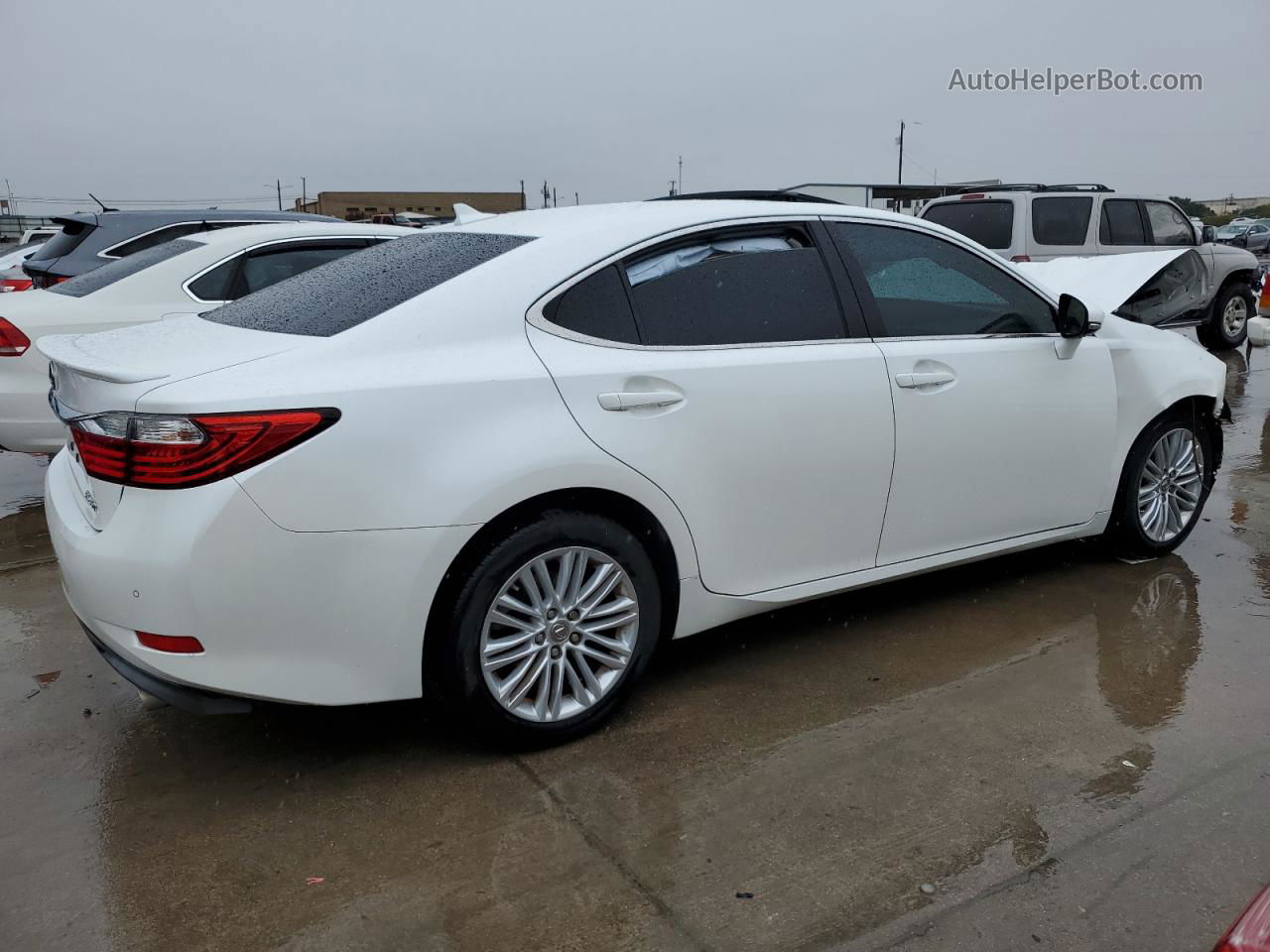 2014 Lexus Es 350 White vin: JTHBK1GG3E2085910