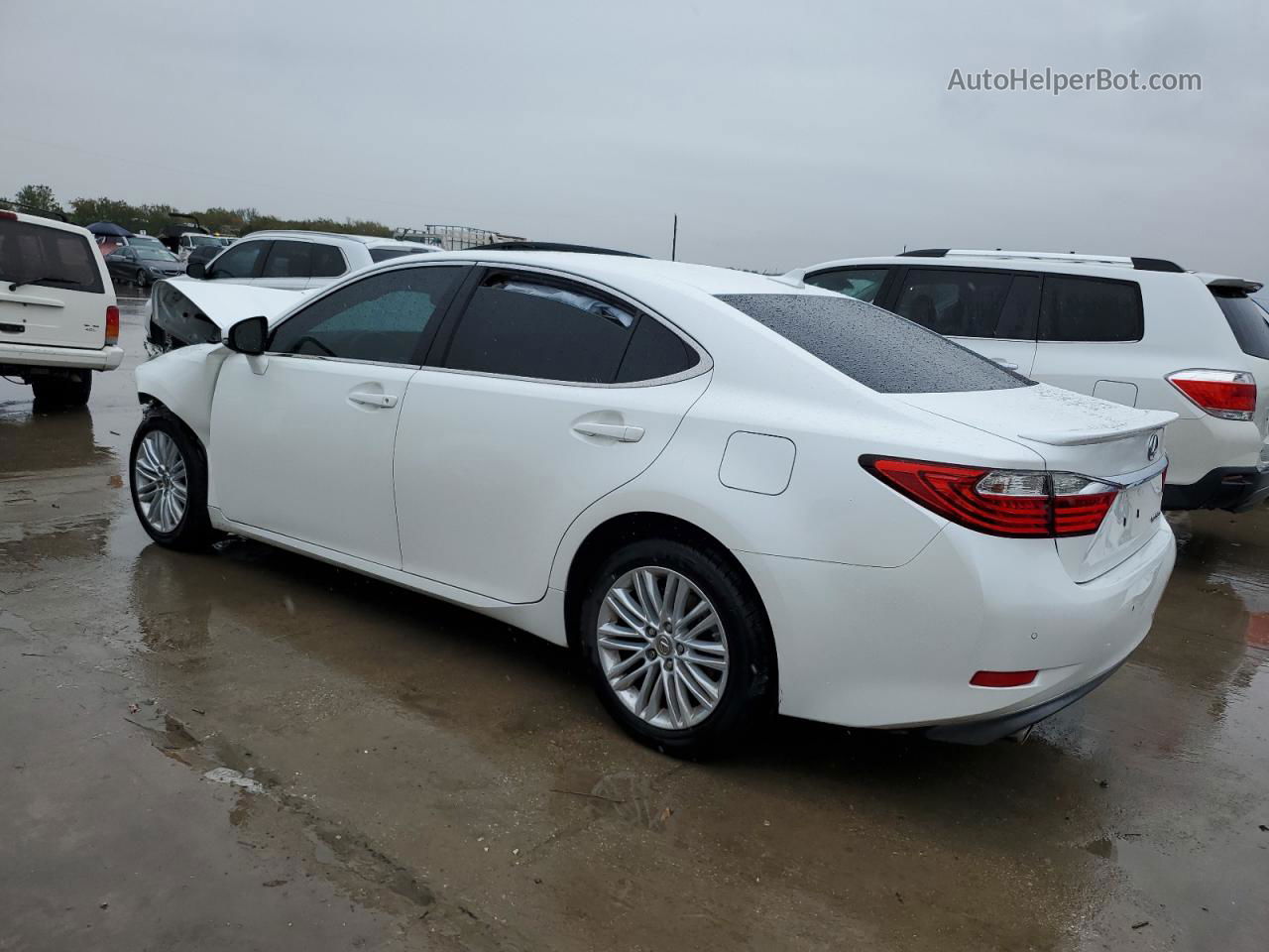 2014 Lexus Es 350 White vin: JTHBK1GG3E2085910