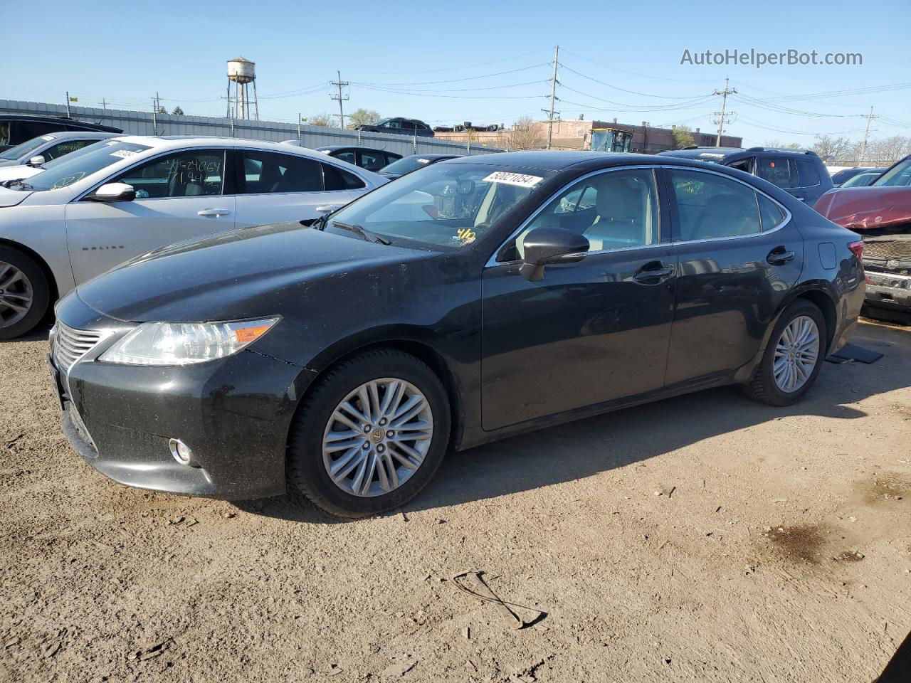 2014 Lexus Es 350 Black vin: JTHBK1GG3E2086913