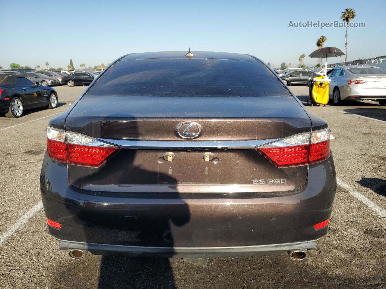 2014 Lexus Es 350 Brown vin: JTHBK1GG3E2088323