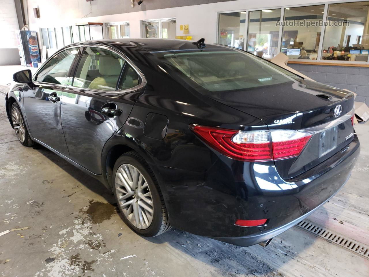 2014 Lexus Es 350 Black vin: JTHBK1GG3E2102348