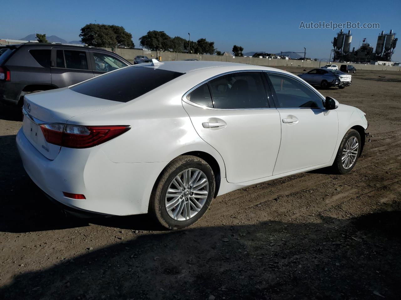 2014 Lexus Es 350 White vin: JTHBK1GG3E2109994