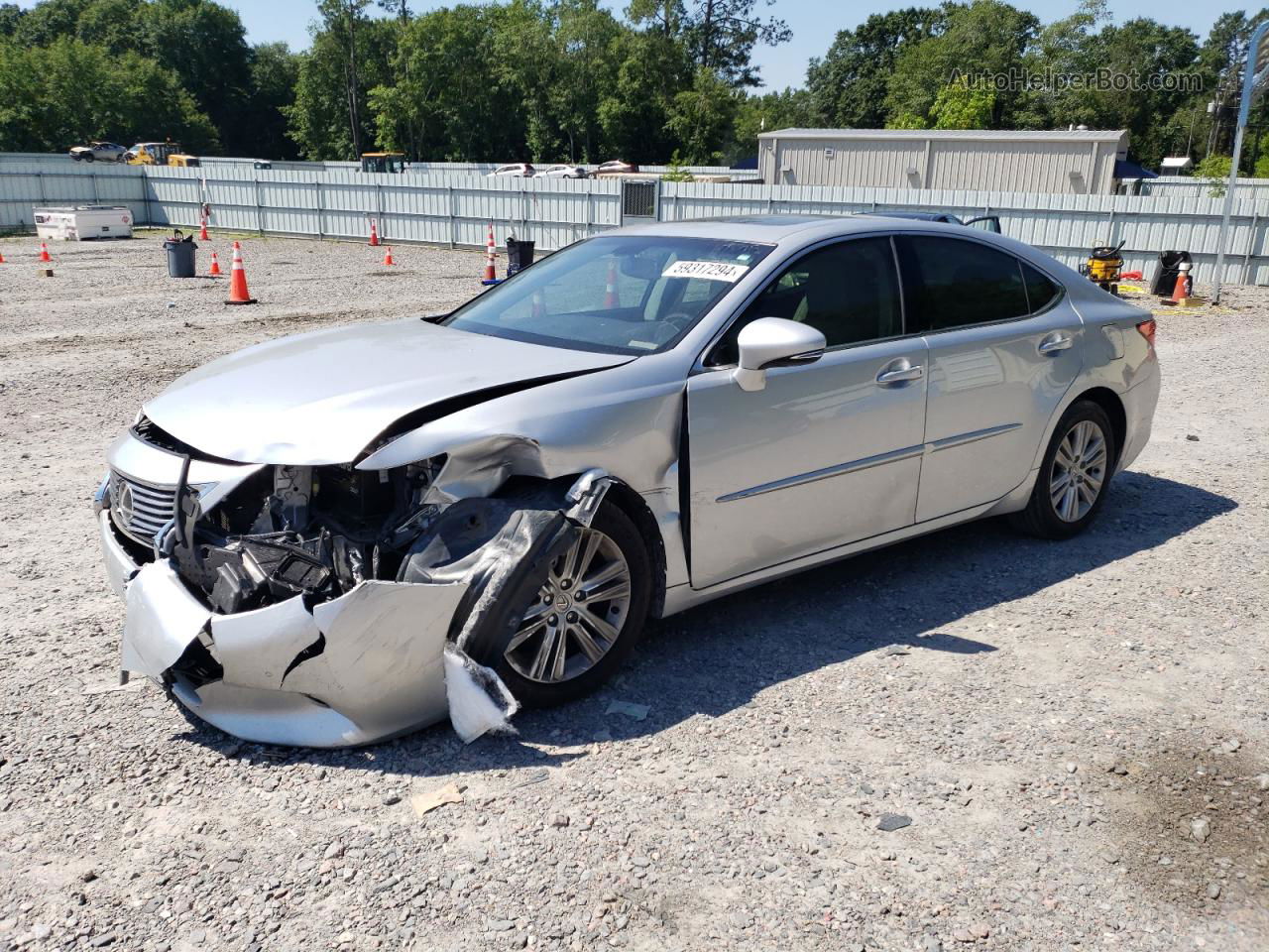 2014 Lexus Es 350 Silver vin: JTHBK1GG3E2112653