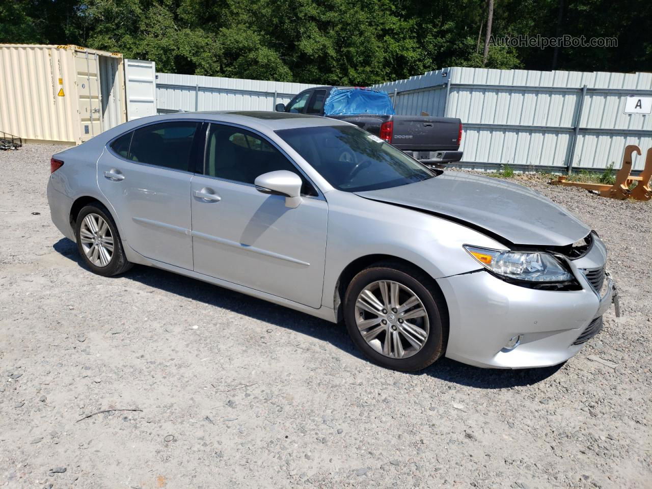 2014 Lexus Es 350 Silver vin: JTHBK1GG3E2112653