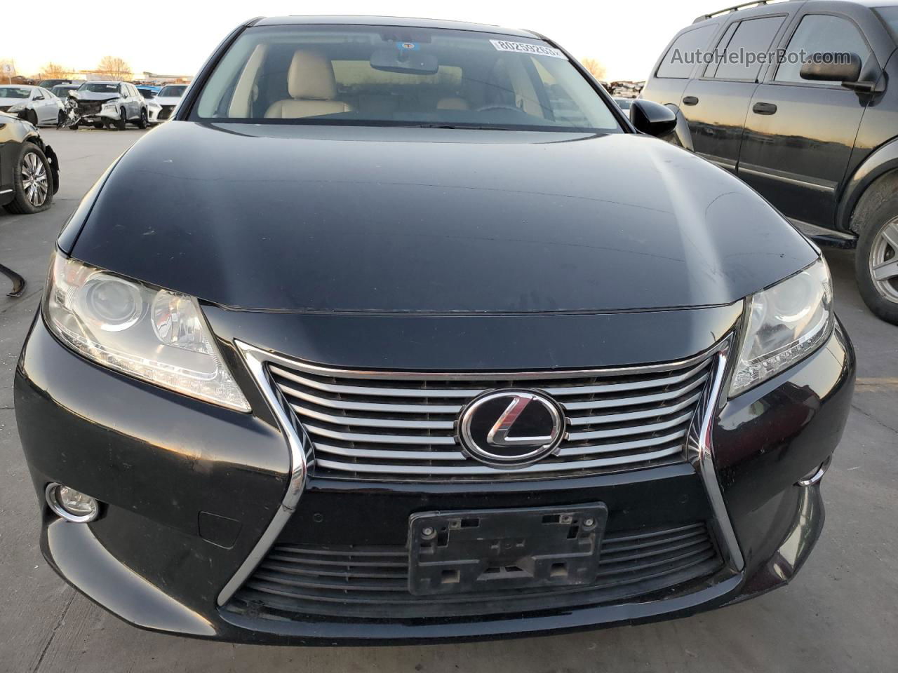 2014 Lexus Es 350 Black vin: JTHBK1GG3E2118954