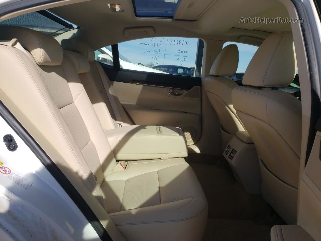 2014 Lexus Es 350 Белый vin: JTHBK1GG3E2128352