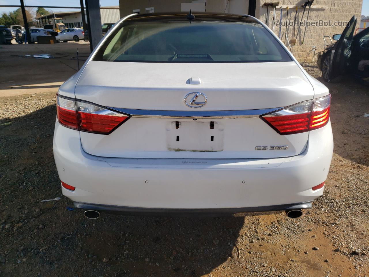 2014 Lexus Es 350 Белый vin: JTHBK1GG3E2128352