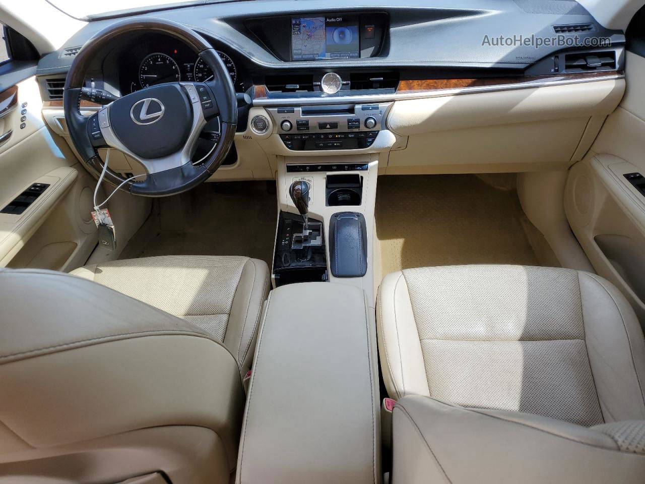 2014 Lexus Es 350 White vin: JTHBK1GG3E2133406