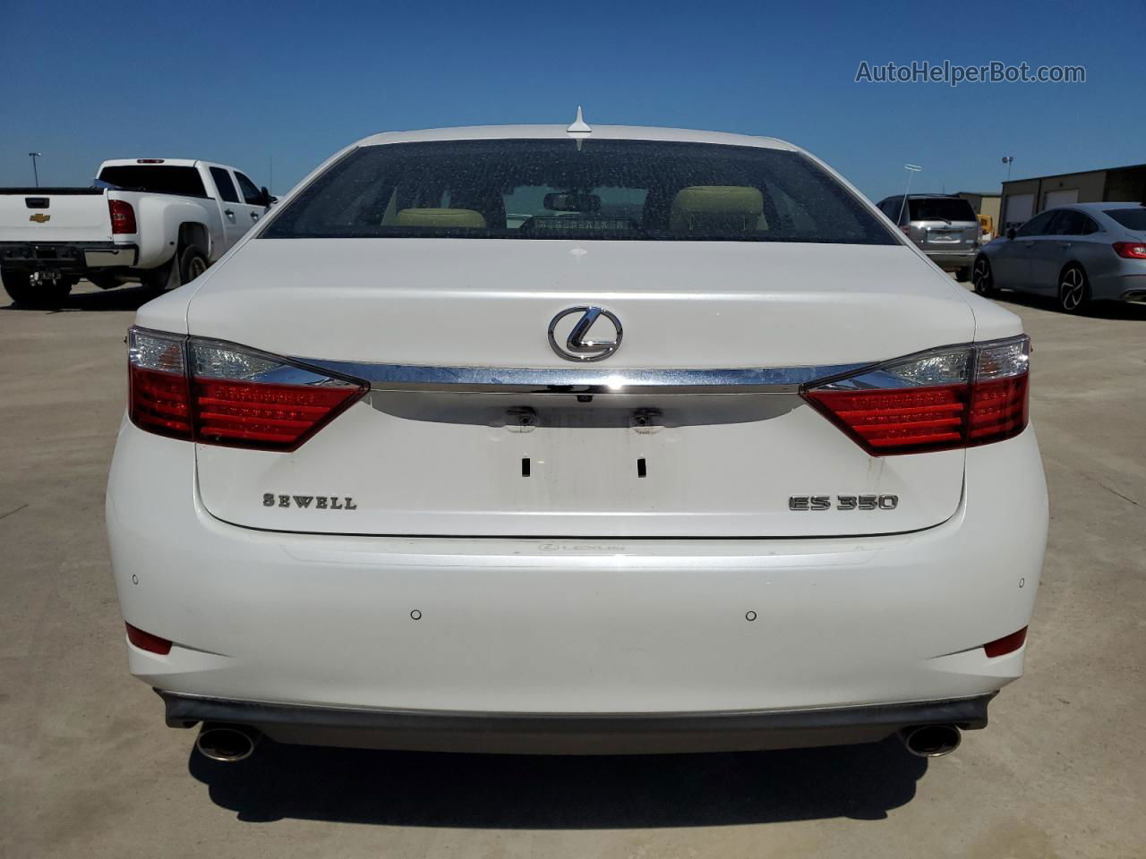 2014 Lexus Es 350 Белый vin: JTHBK1GG3E2136466