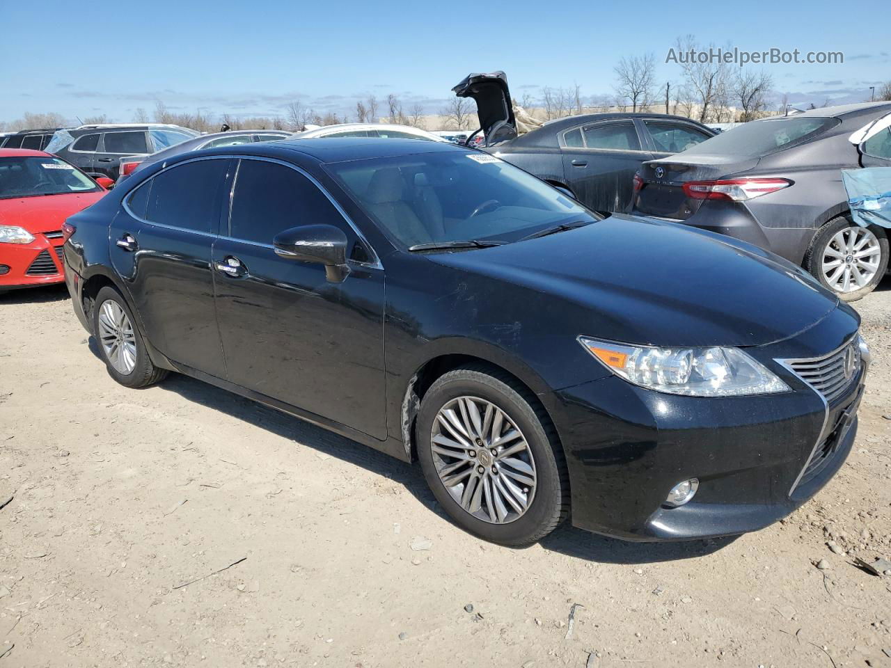 2014 Lexus Es 350 Черный vin: JTHBK1GG3E2139870