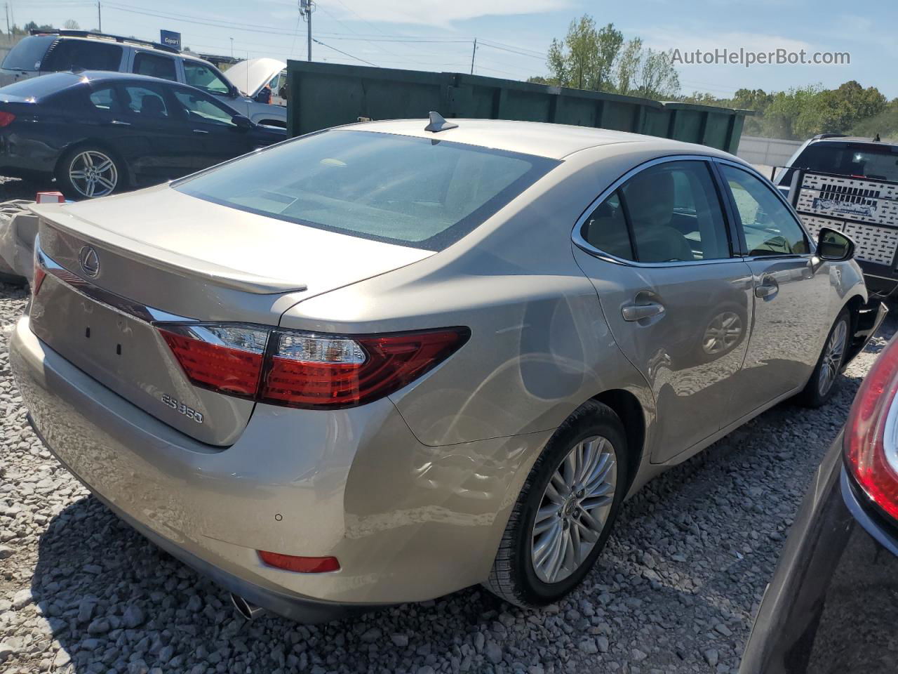 2014 Lexus Es 350 Beige vin: JTHBK1GG3E2140761