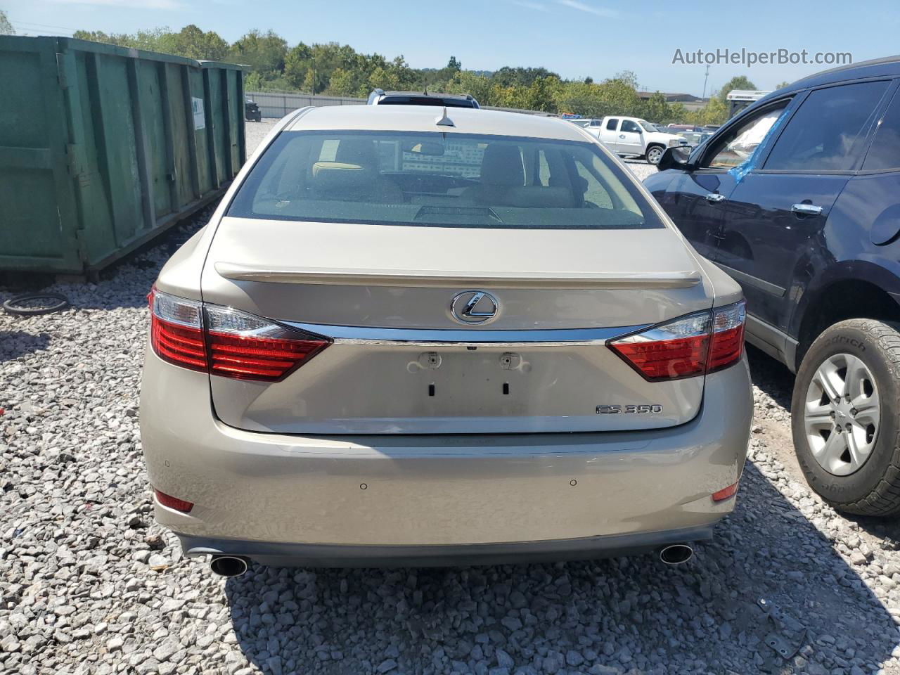 2014 Lexus Es 350 Beige vin: JTHBK1GG3E2140761