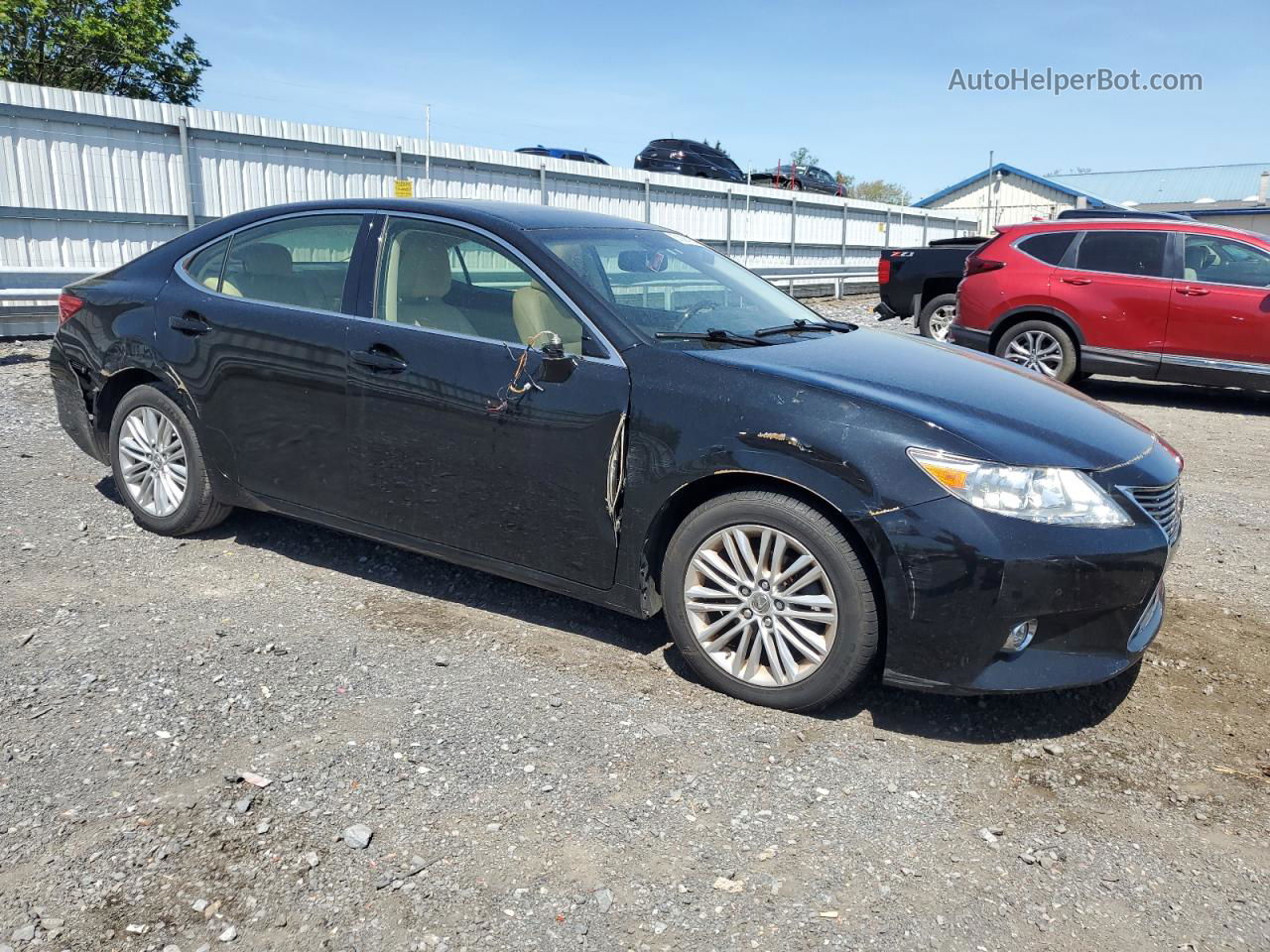 2014 Lexus Es 350 Черный vin: JTHBK1GG3E2144518