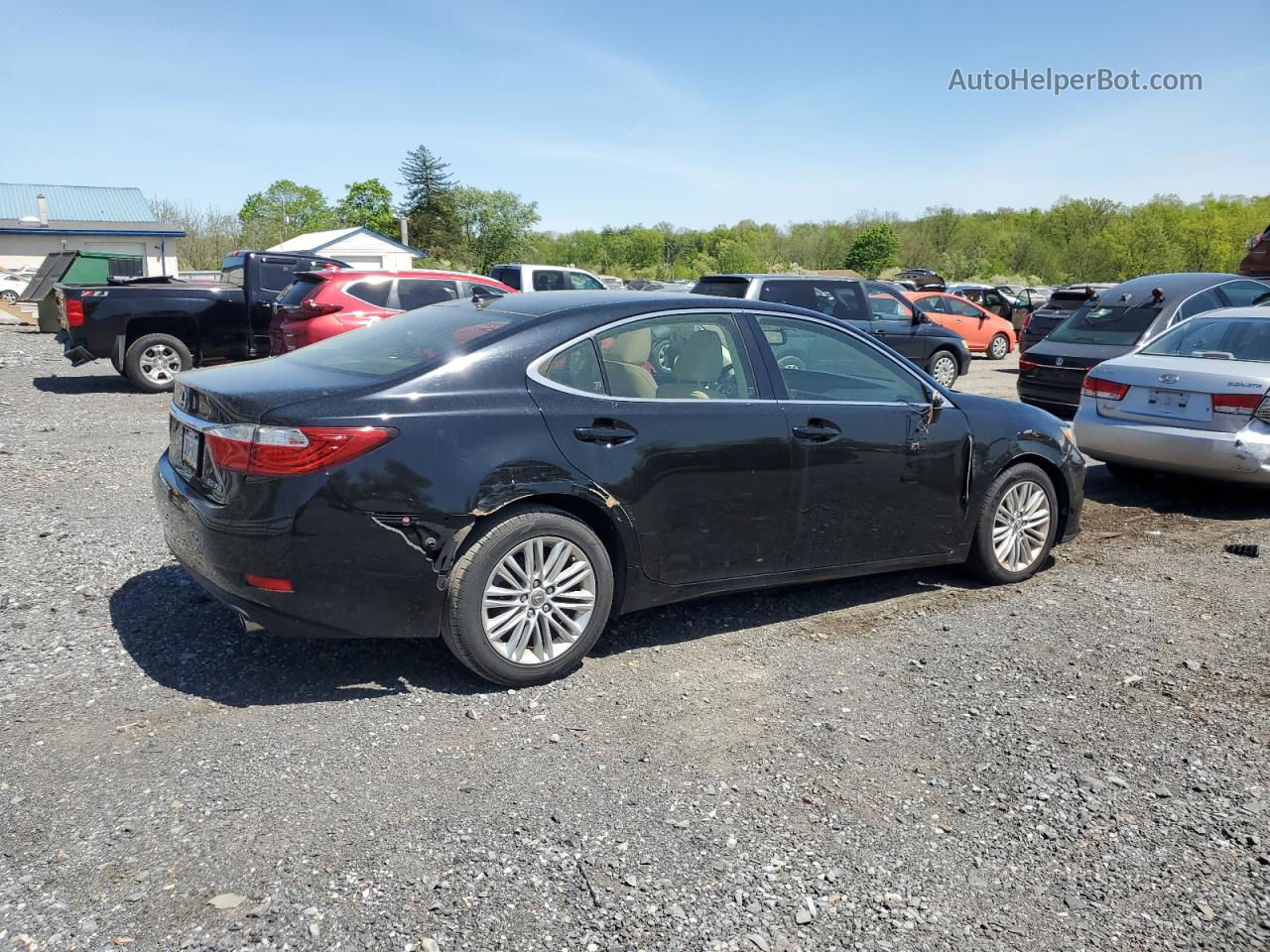 2014 Lexus Es 350 Черный vin: JTHBK1GG3E2144518