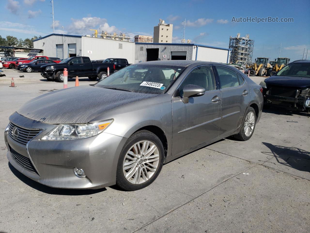 2015 Lexus Es 350 Charcoal vin: JTHBK1GG3F2155214