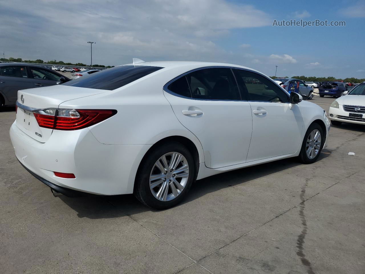 2015 Lexus Es 350 White vin: JTHBK1GG3F2166276