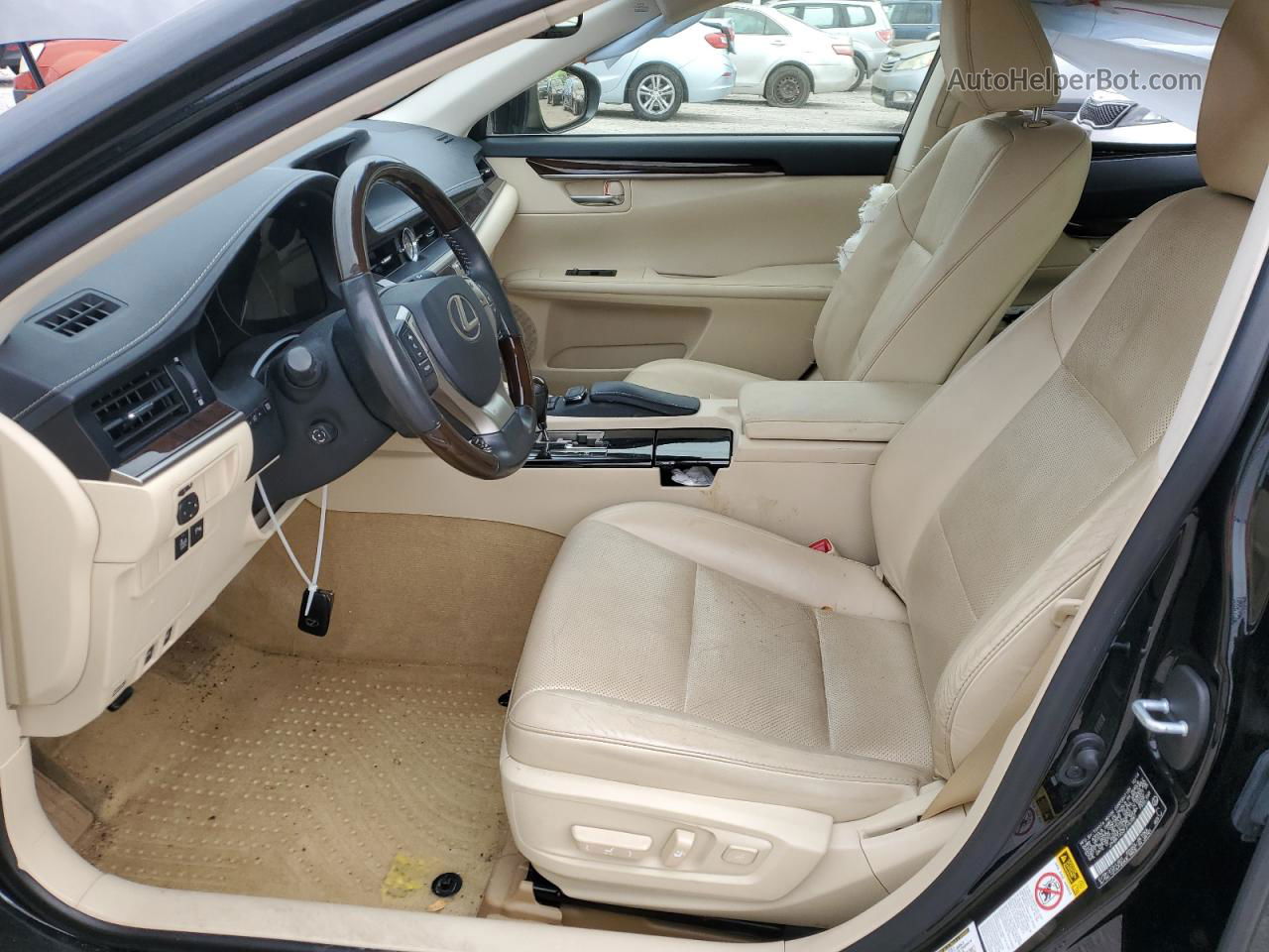 2015 Lexus Es 350 Черный vin: JTHBK1GG3F2167881