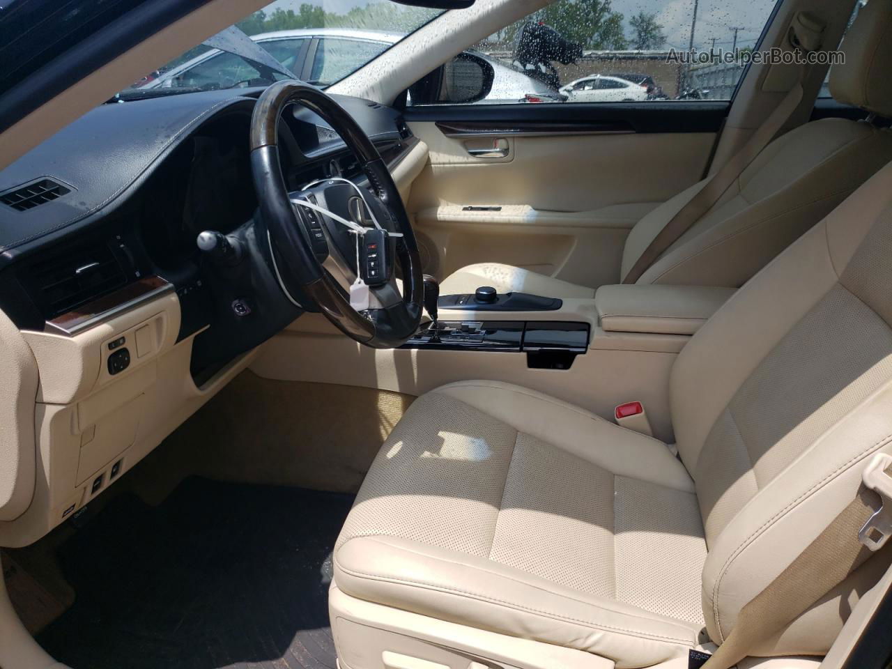 2015 Lexus Es 350 Черный vin: JTHBK1GG3F2185121