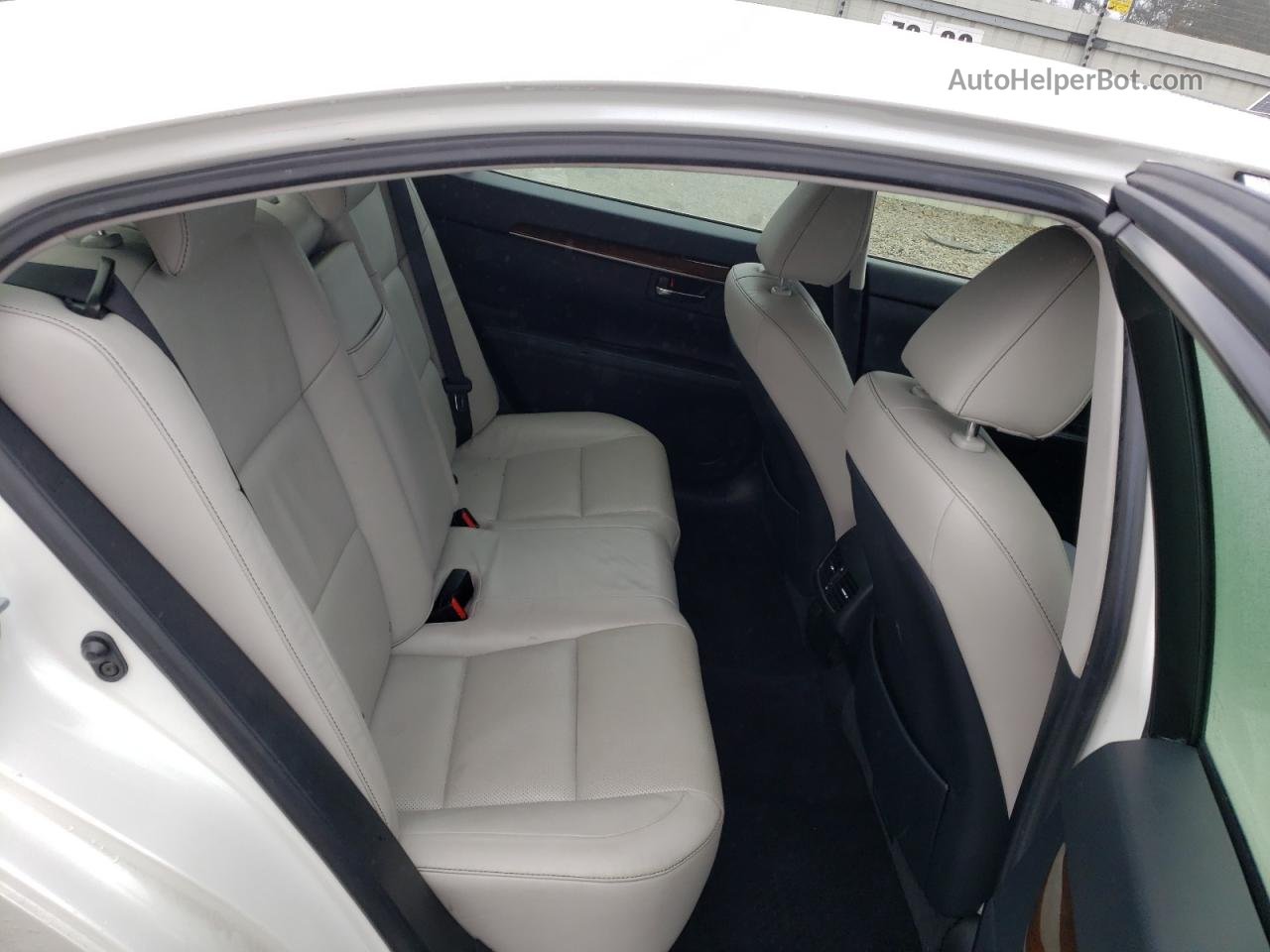 2015 Lexus Es 350 White vin: JTHBK1GG3F2185233