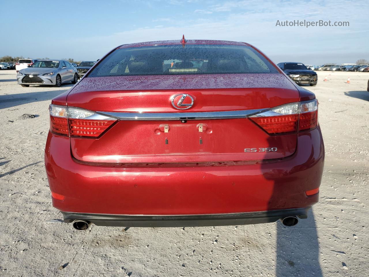 2015 Lexus Es 350 Red vin: JTHBK1GG3F2186298