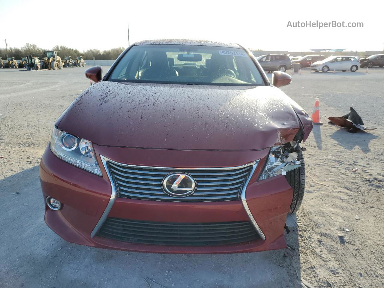 2015 Lexus Es 350 Red vin: JTHBK1GG3F2186298