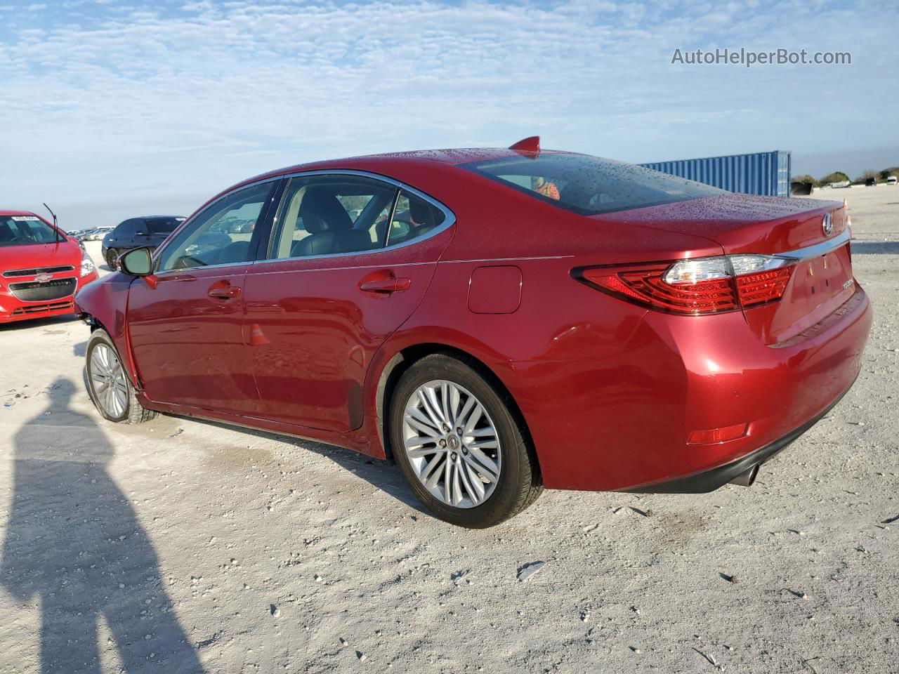 2015 Lexus Es 350 Red vin: JTHBK1GG3F2186298