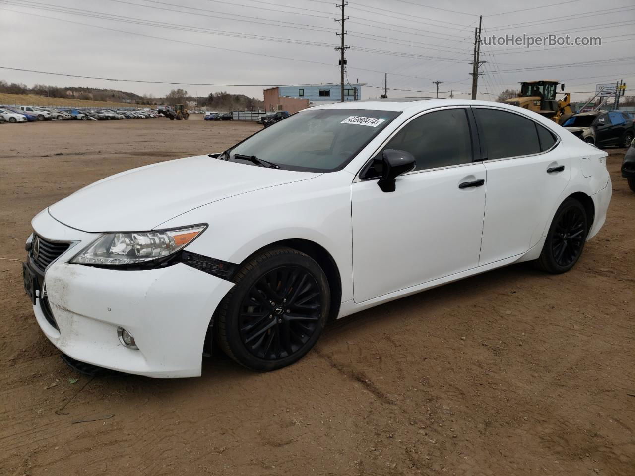 2015 Lexus Es 350 White vin: JTHBK1GG3F2187418