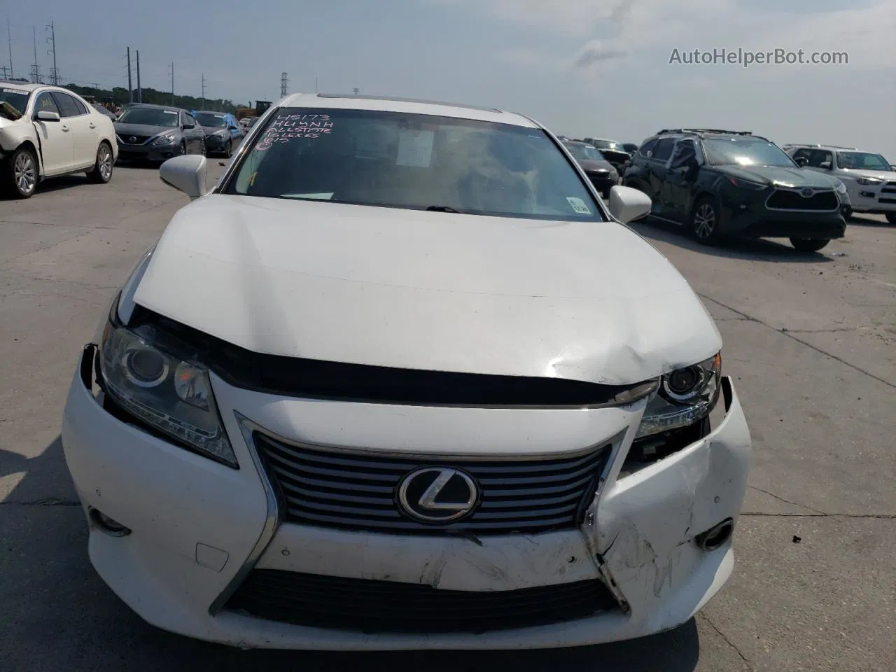 2015 Lexus Es 350 White vin: JTHBK1GG3F2192232