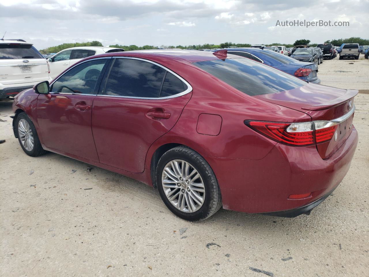 2015 Lexus Es 350 Red vin: JTHBK1GG3F2192392