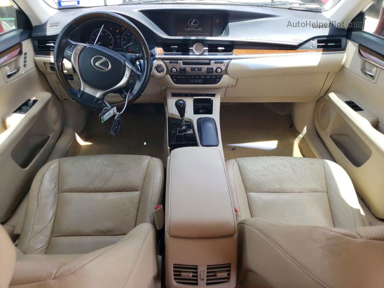 2015 Lexus Es 350 Красный vin: JTHBK1GG3F2192392