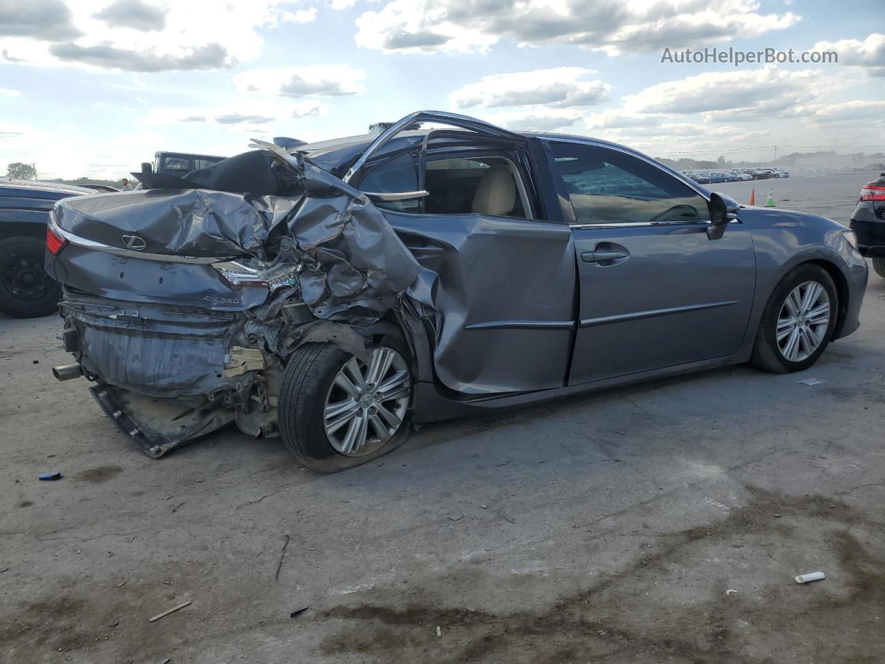2015 Lexus Es 350 Gray vin: JTHBK1GG3F2197074