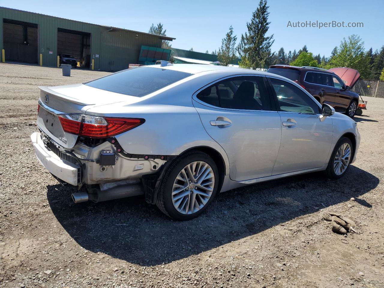 2015 Lexus Es 350 Silver vin: JTHBK1GG3F2199181