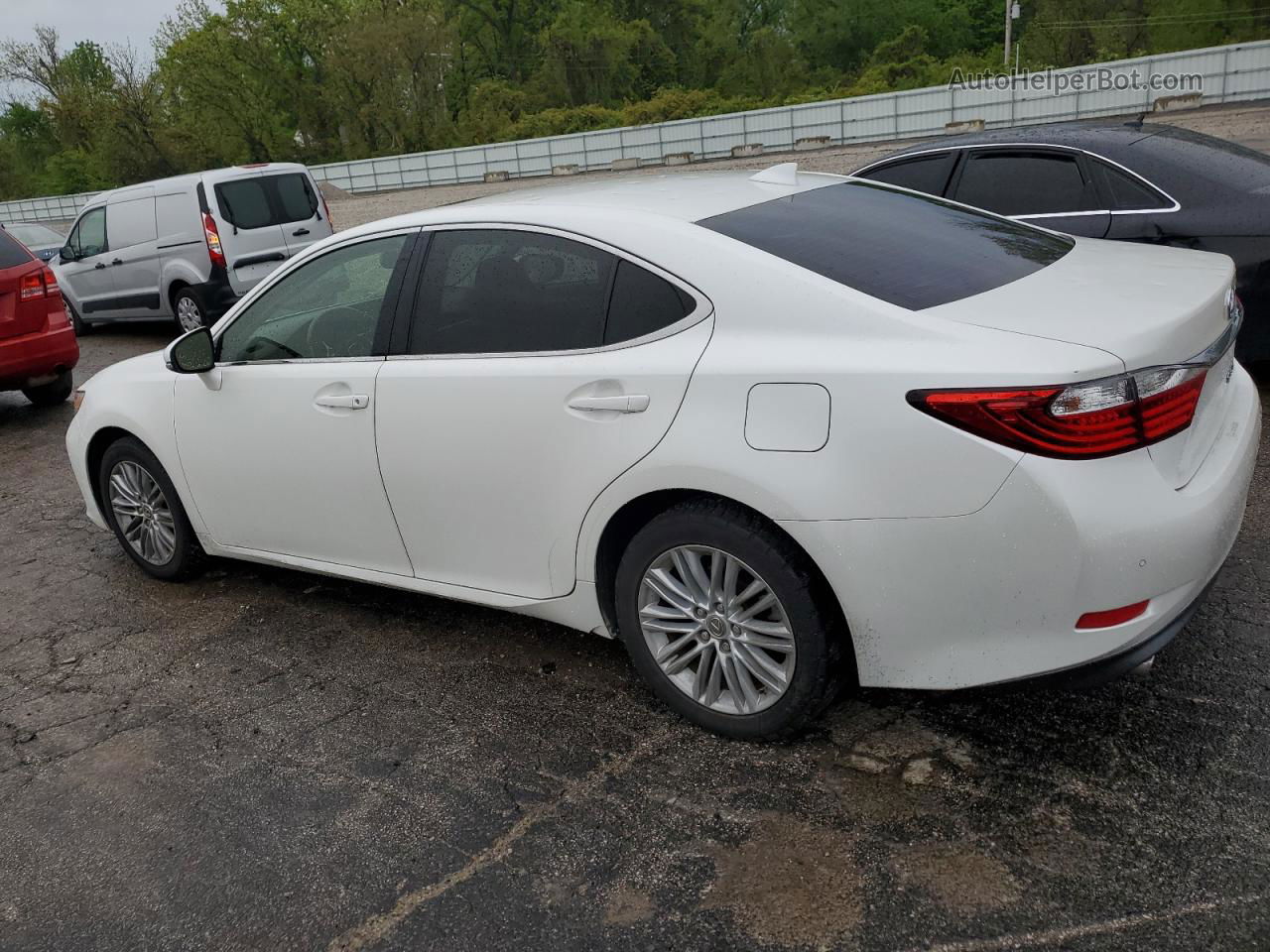 2015 Lexus Es 350 White vin: JTHBK1GG3F2200376