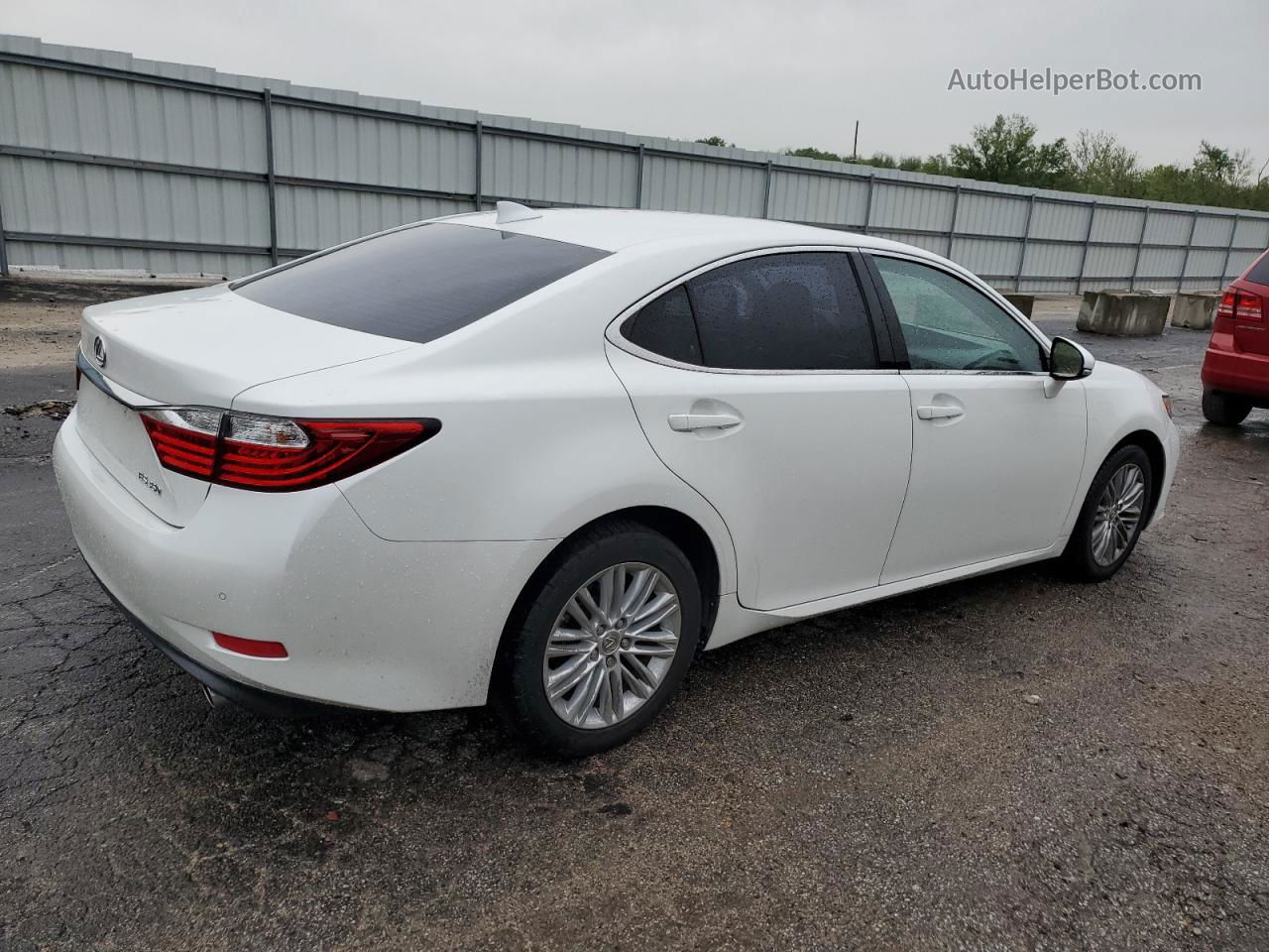 2015 Lexus Es 350 White vin: JTHBK1GG3F2200376