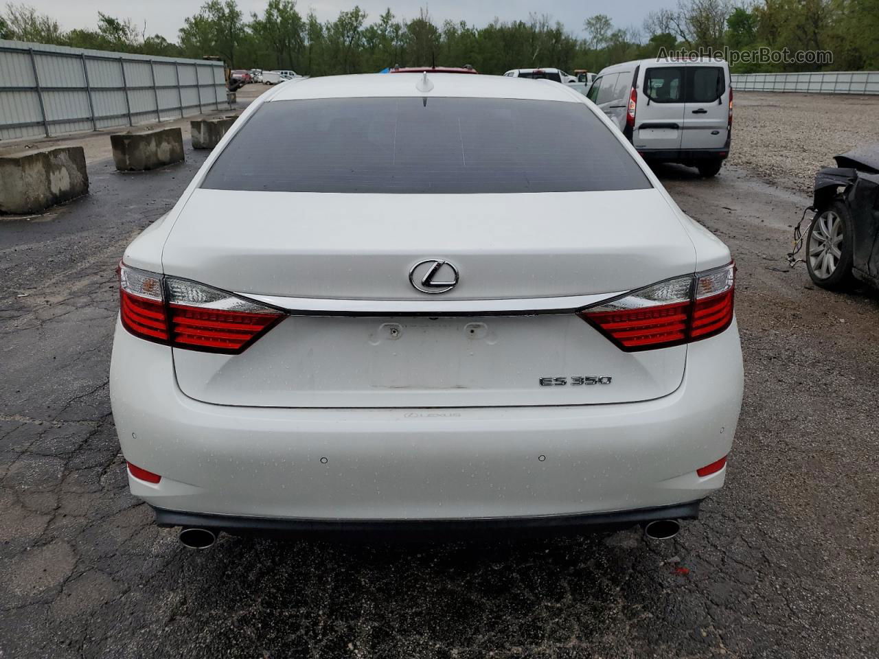 2015 Lexus Es 350 Белый vin: JTHBK1GG3F2200376