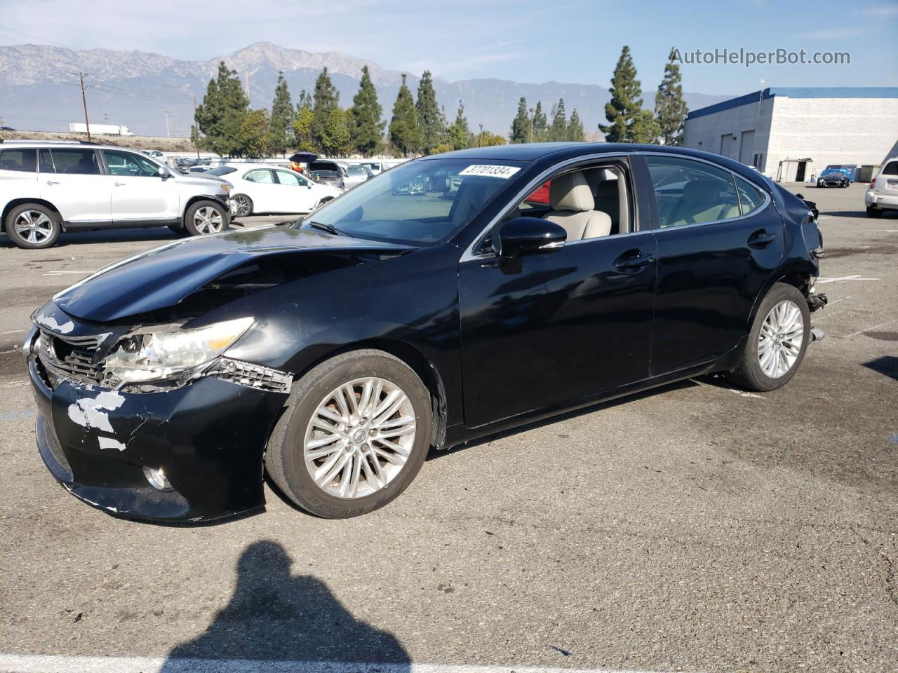 2015 Lexus Es 350 Black vin: JTHBK1GG3F2206131