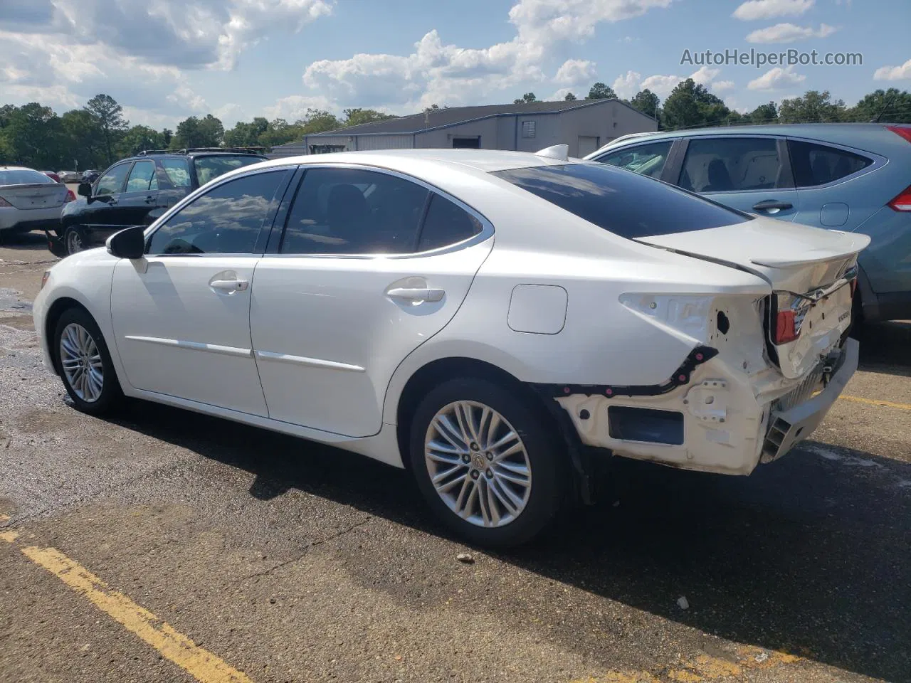 2015 Lexus Es 350 White vin: JTHBK1GG3F2206159