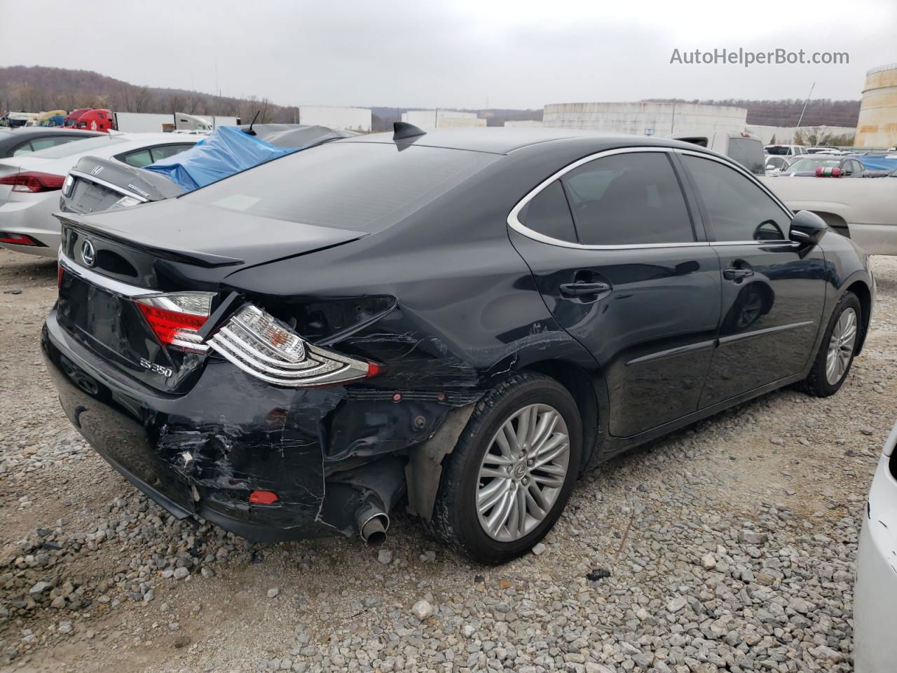 2015 Lexus Es 350 Black vin: JTHBK1GG3F2207229