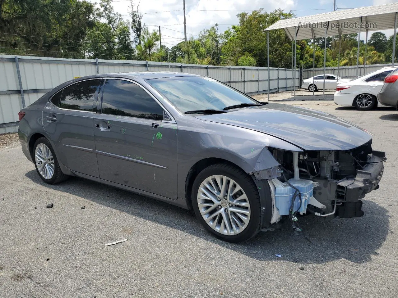 2016 Lexus Es 350 Gray vin: JTHBK1GG3G2221620