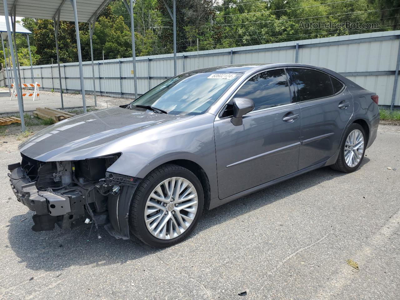 2016 Lexus Es 350 Gray vin: JTHBK1GG3G2221620