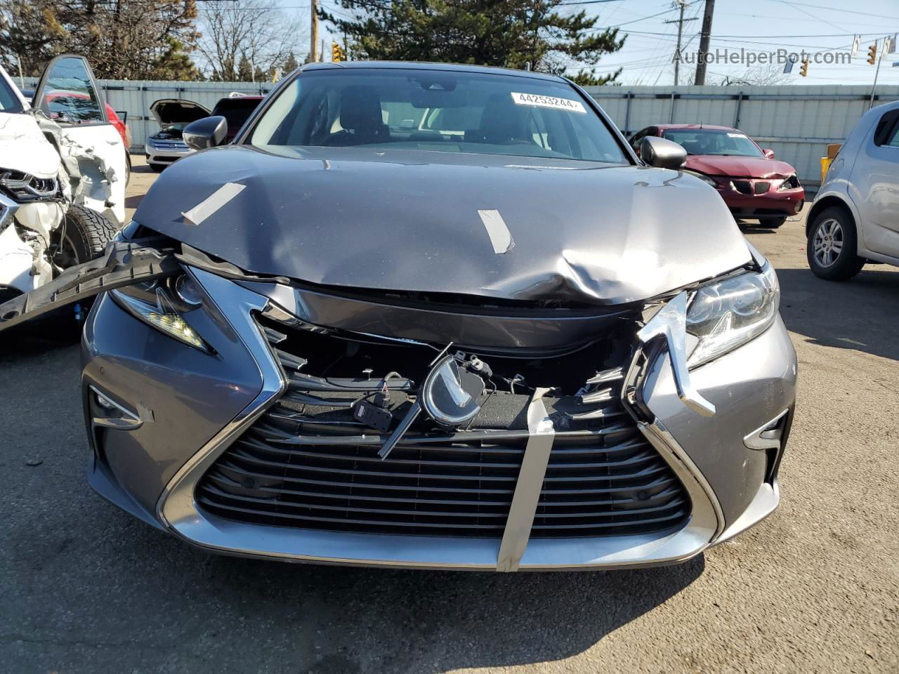 2016 Lexus Es 350 Gray vin: JTHBK1GG3G2228471