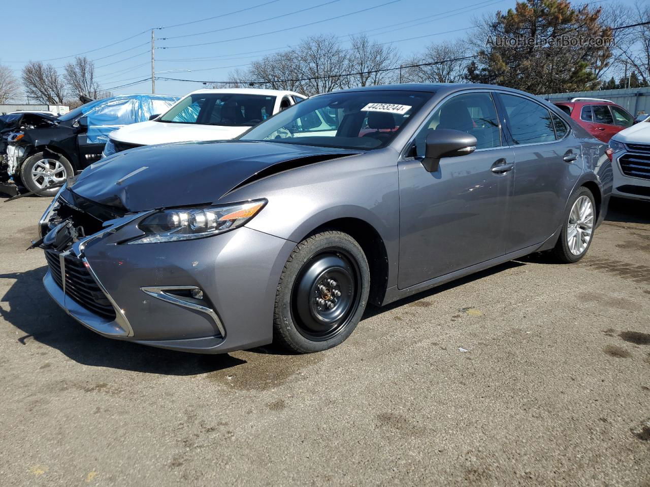 2016 Lexus Es 350 Gray vin: JTHBK1GG3G2228471