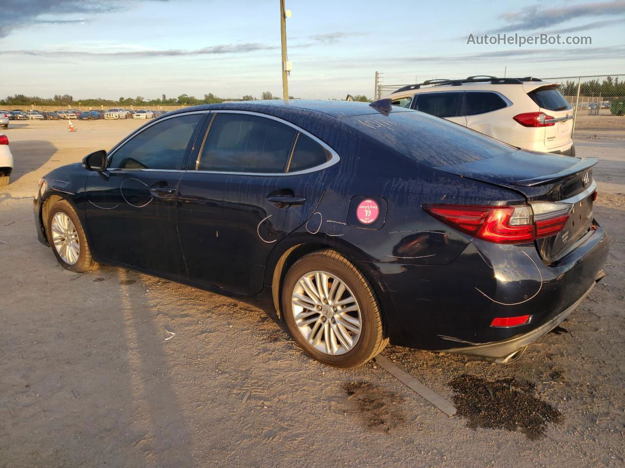 2016 Lexus Es 350 Blue vin: JTHBK1GG3G2237462